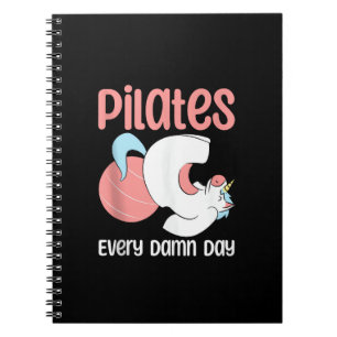 Cute Unicorn Pilates Tank Top Notebook