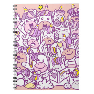 Cute Unicorn Pony: Magic Doodle Collection Notebook