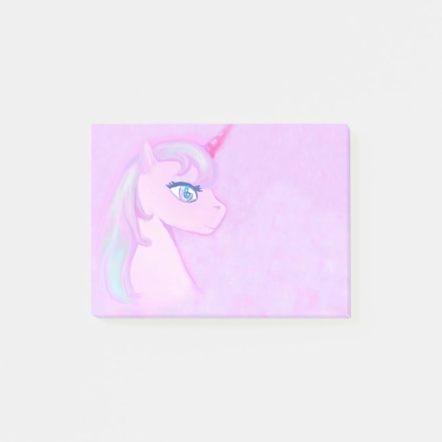cute unicorn Post-It Notes (Front)