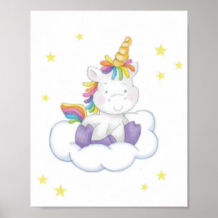 Cute Unicorn Poster