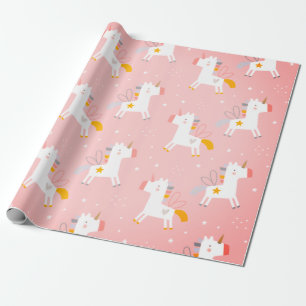 Cute Unicorn printed Wrapping Paper