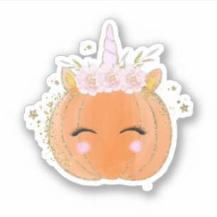 Cute Unicorn Pumpkin Halloween Thanksgiving