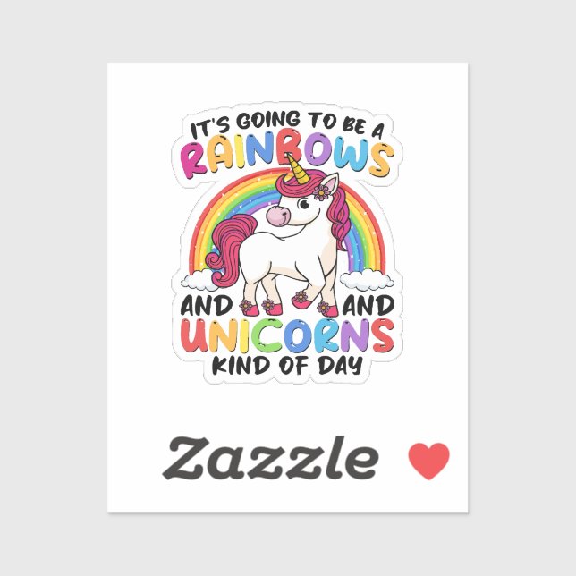 cute unicorn rainbow funny (Sheet)