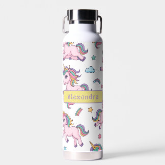 Cute Unicorn Rainbow Water Bottle