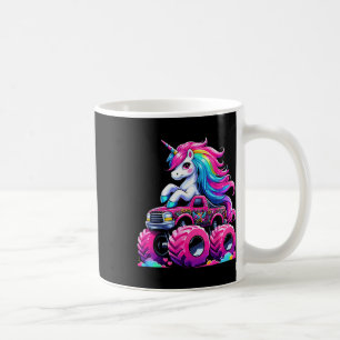 Cute Unicorn Riding Monster Truck  Coffee Mug