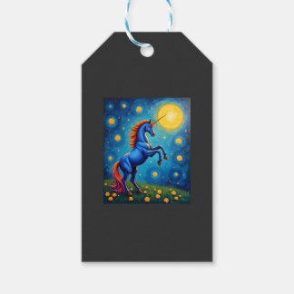Cute Unicorn Starry Night (1) Gift Tags