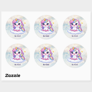 Cute Unicorn Sticker Sheet