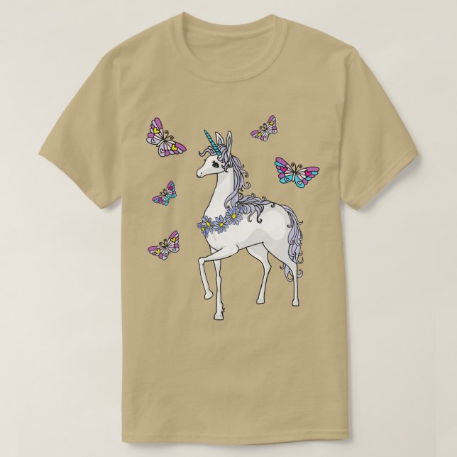 Cute Unicorn  T-Shirt (Design Front)