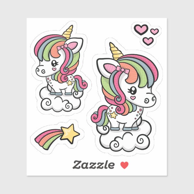 Cute Unicorn Vinyl (Sheet)