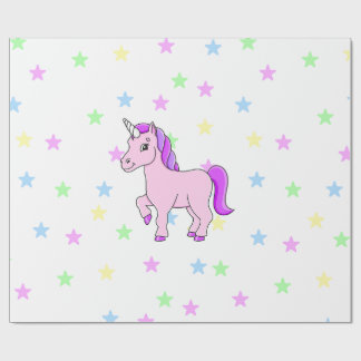 Cute Unicorn Wrapping Paper