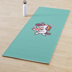 Cute unicorn yoga mat