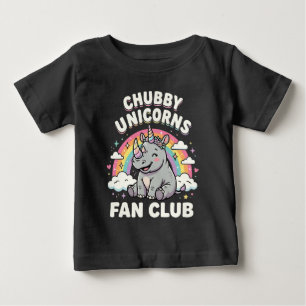Cute Unicorns Fan Club Magical Rainbow Unicorn Baby T-Shirt