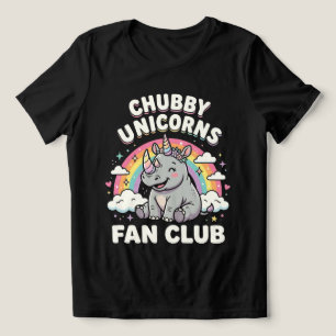 Cute Unicorns Fan Club Magical Rainbow Unicorn Tri-Blend Shirt