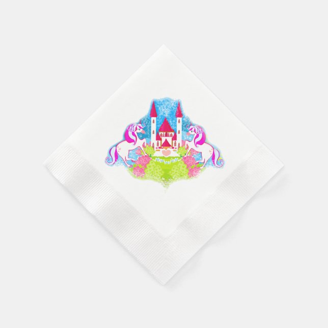 cute unicorns Napkin (Corner)