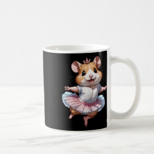 Cute Unique And Modern Hamster Ballet And Ballerin Coffee Mug