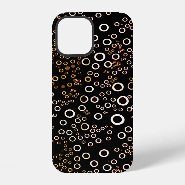 Cute Unique Bubble Pattern iPhone Case (Back)