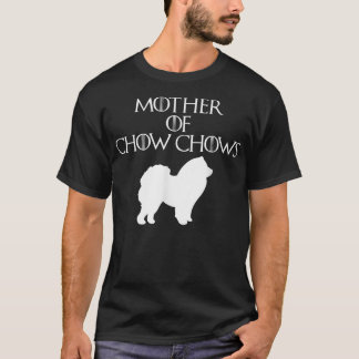 Cute & Unique White Mother of Chow Chows  E010614  T-Shirt