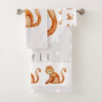 Cute Unisex Watercolor Jungle Monkey Baby/Child's