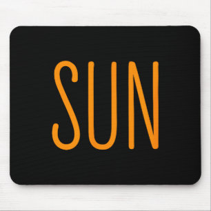 Cute Us Solar Eclipse Sun Couples Mouse Mat