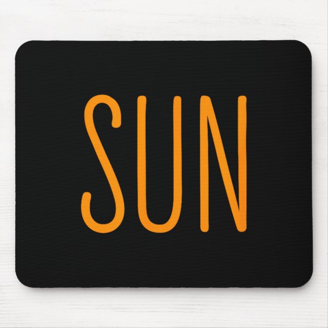 Cute Us Solar Eclipse Sun Couples Mouse Mat (Front)