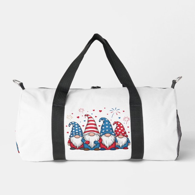 Cute USA American Gnomes Cartoon-68123 Duffle Bag (Front)