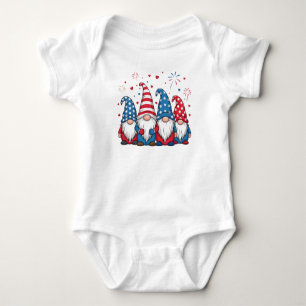Cute USA American Gnomes Cartoon-68123 Hoodie Baby Bodysuit