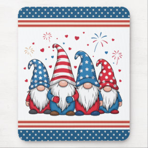 Cute USA American Gnomes Cartoon-68123 Mouse Mat