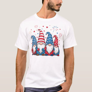 Cute USA American Gnomes Cartoon-68123 T-Shirt