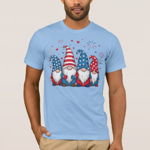 Cute USA American Gnomes Cartoon-68123 T-Shirt