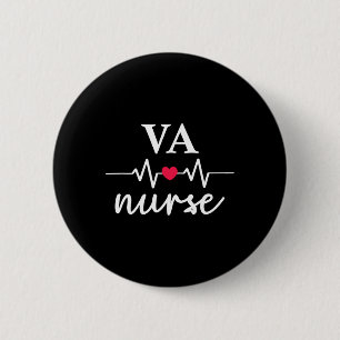 Cute Va Nurse Rn Nursing Department  6 Cm Round Badge
