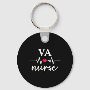 Cute Va Nurse Rn Nursing Department Key Ring