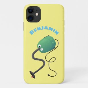 Cute vacuum cleaner cartoon humour iPhone 11 case