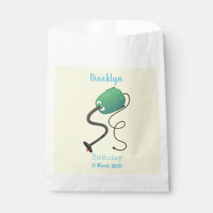 Cute vacuum cleaner cartoon humour favour bags