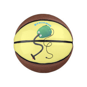 Cute vacuum cleaner cartoon humour mini basketball