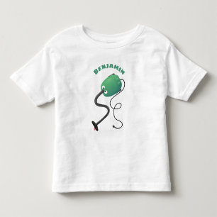 Cute vacuum cleaner cartoon humour toddler T-Shirt