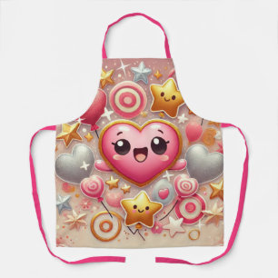 Cute valentine  apron