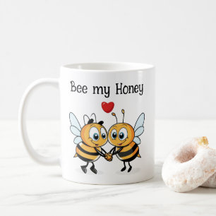 Cute Valentine Bees Coffee Mug