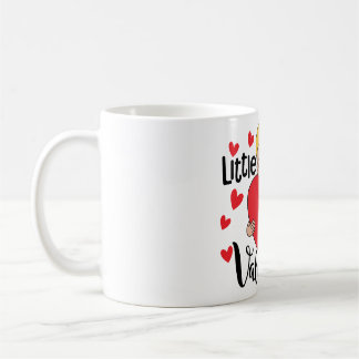 Cute Valentine Boy Holding Heart Gift Art for Kids Coffee Mug