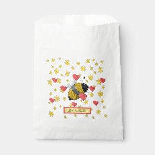 Cute Valentine Bumblebee Daisy Pink Heart Favour Bags