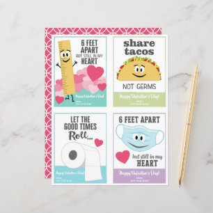 Cute Valentine Day Party Classroom  - 4 on a Page