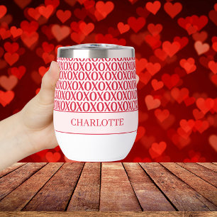 Cute Valentine Day XOXO Red And Pink