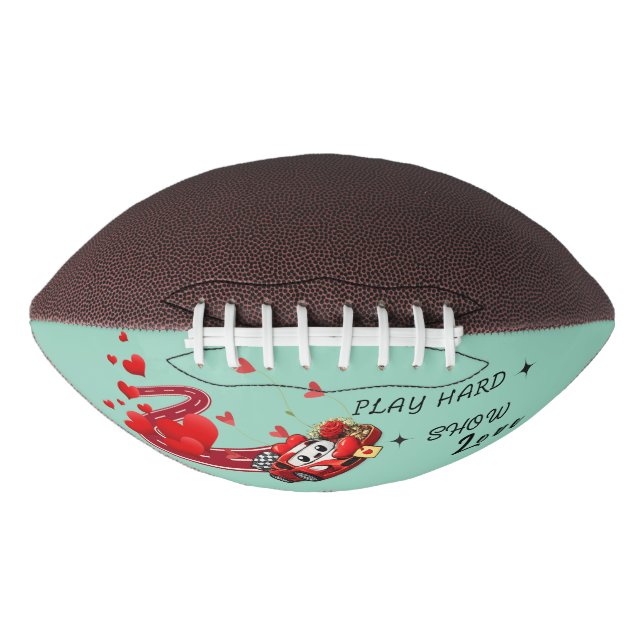 Cute Valentine Design American Football (Front)