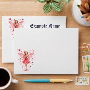 Cute Valentine Fairy – Heart of the Moonlit Realms Envelope