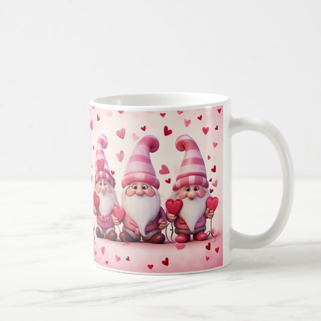 Cute Valentine Gnome Mug (Right)