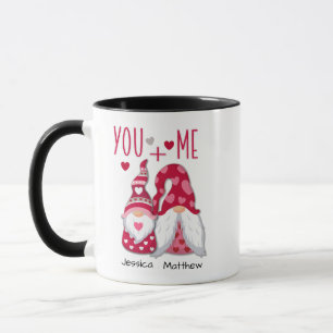 Cute Valentine Gnomes Couples Mug