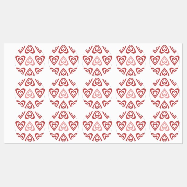 Cute Valentine Hearts – Love & Romance Design (Sheet)