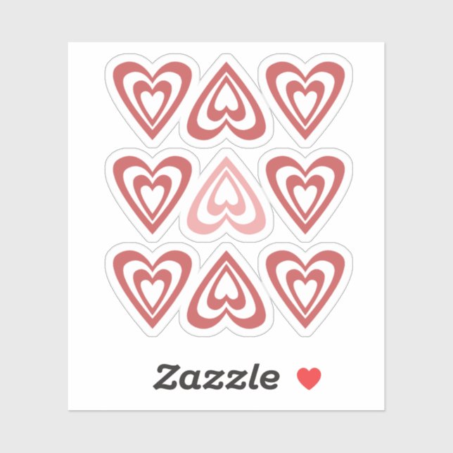 Cute Valentine Hearts – Love & Romance Design (Sheet)
