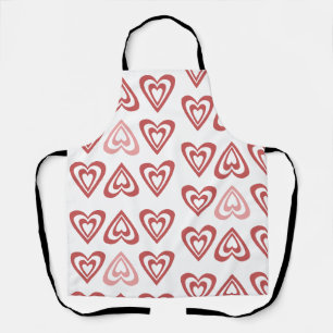 Cute Valentine Hearts – Love & Romance Design Apron