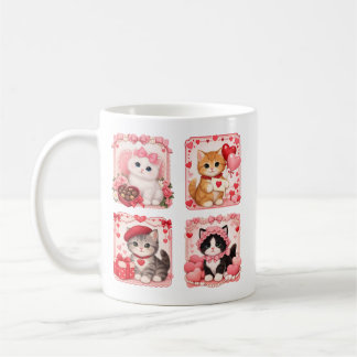 Cute Valentine Kittens Love Mug