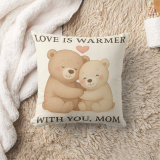 Cute Valentine’s Day Bear Pillow for Mom – Gift